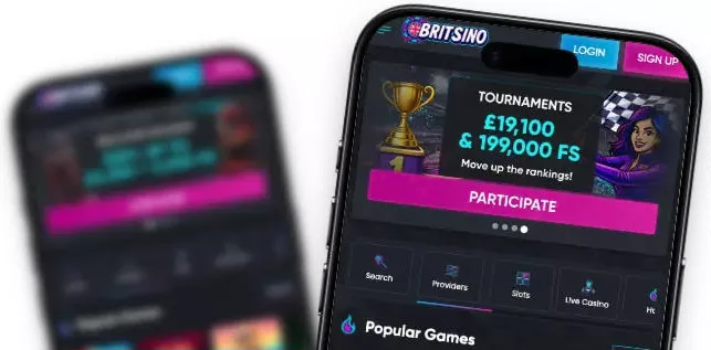 Britsino Casino App Screenshot
